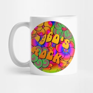 1960's Rock Psychedelic Flower Power Mug